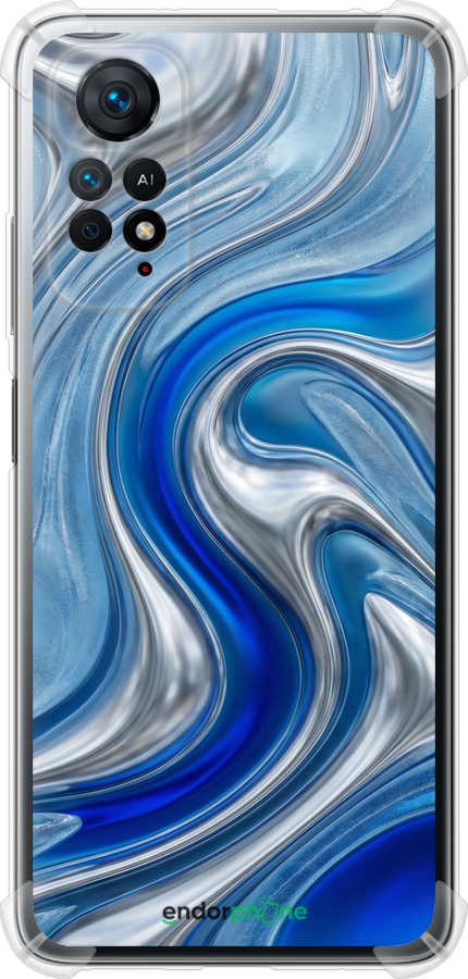 Силіконовий протиударний с посиленими кутами чехол Liquid Chrome для Xiaomi Redmi Note 11 - 6781sp-2516 изображение 