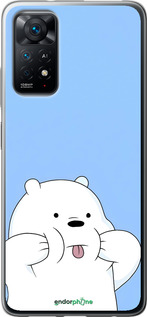 Силиконовый чехол Милый мишка для Xiaomi Redmi Note 11 - 6357u-2516 изображение 