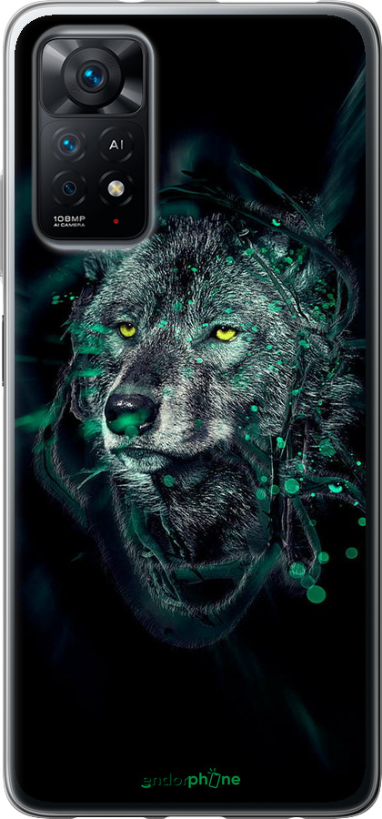 Силиконовый чехол Wolf для Xiaomi Redmi Note 11 - 6610u-2516 изображение 