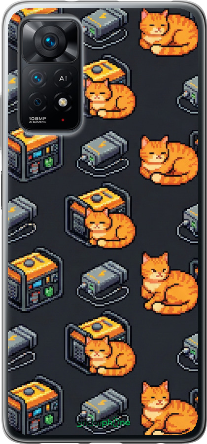 Силиконовый чехол Autonomous Zone для Xiaomi Redmi Note 11 - 6771u-2516 изображение 