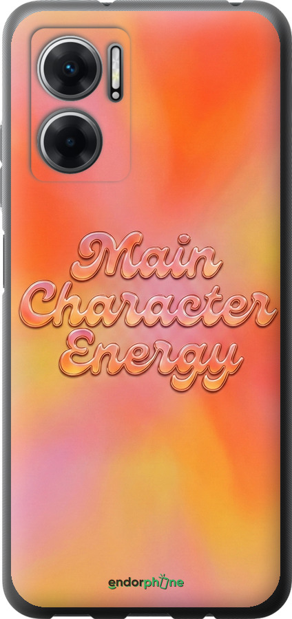 Силиконовый чехол Aura Gradient Main Character Energy Aesthetic Y2K для Xiaomi Redmi 11 Prime 5G - 6783u-2872 изображение 