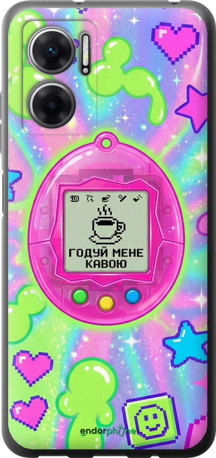 Силиконовый чехол Y2K Aesthetic Retro Pet: Годуй мене кавою для Xiaomi Redmi 11 Prime 5G - 6784u-2872 изображение 