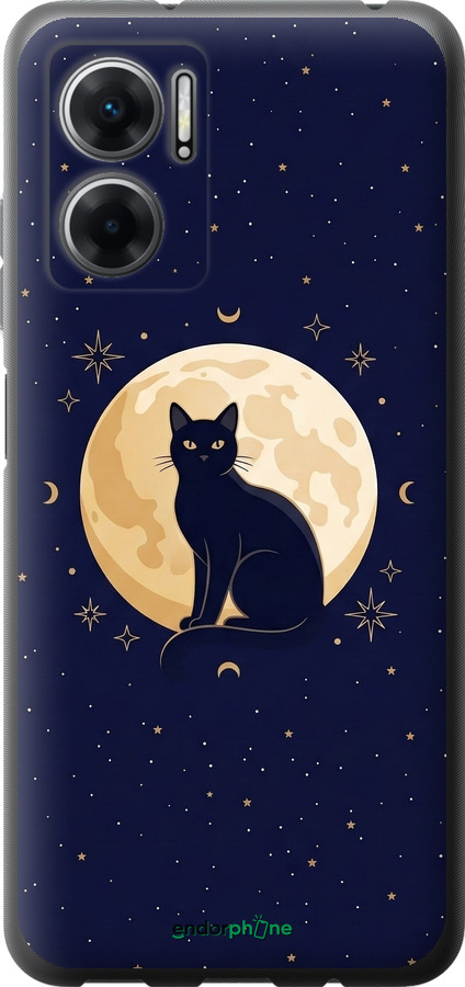 Силіконовий чехол Cute Cat Celestial/Witchy для Xiaomi Redmi 11 Prime 5G - 6787u-2872 изображение 