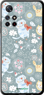 TPU чехол Котята v3 для Xiaomi Redmi Note 11T 5G - 1223b-3850 изображение 