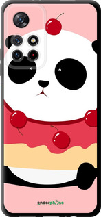 TPU чехол Панда с пончиком для Xiaomi Redmi Note 11S 5G - 3991b-2890 изображение 