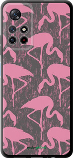 TPU чехол Vintage-Flamingos для Xiaomi Redmi Note 11S 5G - 4171b-2890 изображение 