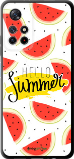 TPU чехол Hello Summer для Xiaomi Redmi Note 11T 5G - 4356b-3850 изображение 