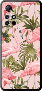 TPU чехол фламинго 2 для Xiaomi Redmi Note 11S 5G - 4360b-2890 изображение 