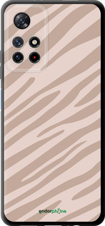 TPU чехол Зебра беж для Xiaomi Redmi Note 11S 5G - 4875b-2890 изображение 