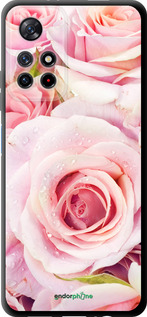 TPU чехол Розы для Xiaomi Poco M4 Pro 5G - 525b-3851 изображение 