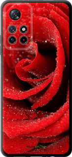 TPU чехол Красная роза для Xiaomi Poco M4 Pro 5G - 529b-3851 изображение 