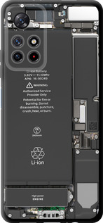 TPU чехол Детали смартфона для Xiaomi Redmi Note 11 5G - 5487b-3849 изображение 