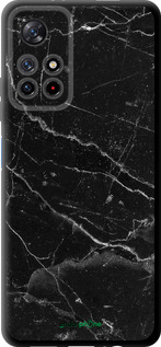 TPU чехол Чорний мармур v2 для Xiaomi Redmi Note 11T 5G - 5568b-3850 изображение 