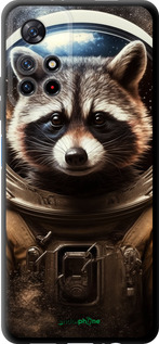 TPU чехол Raccoon austronaut для Xiaomi Redmi Note 11T 5G - 5581b-3850 изображение 