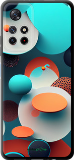 TPU чехол Горошок абстракція для Xiaomi Redmi Note 11T 5G - 5608b-3850 изображение 