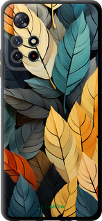 TPU чехол Кольорове листя для Xiaomi Redmi Note 11 5G - 5644b-3849 изображение 
