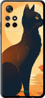 TPU чехол Черная кошка v2 для Xiaomi Redmi Note 11S 5G - 5830b-2890 изображение 