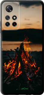 TPU чехол Огонь для Xiaomi Redmi Note 11T 5G - 6021b-3850 изображение 