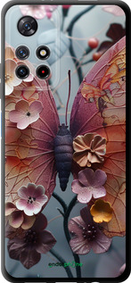 TPU чехол Fairy Butterfly для Xiaomi Redmi Note 11 5G - 6048b-3849 изображение 