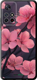 TPU чехол 'Пурпурная сакура' для Xiaomi Redmi Note 11 5G изображение 5