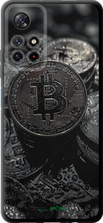 TPU чехол Black Bitcoin для Xiaomi Redmi Note 11S 5G - 6090b-2890 изображение 