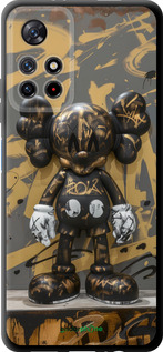 TPU чехол Bronze kaws для Xiaomi Redmi Note 11 5G - 6097b-3849 изображение 
