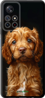 TPU чехол Cocker spaniel на чорному фоні для Xiaomi Redmi Note 11 5G - 6137b-3849 изображение 