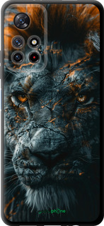 TPU чехол Пламенный лев для Xiaomi Redmi Note 11T 5G - 6153b-3850 изображение 