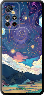 TPU чехол Креативный арт для Xiaomi Redmi Note 11 5G - 6322b-3849 изображение 