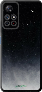 TPU чехол Голубые облака, Голубая луна для Xiaomi Redmi Note 11T 5G - 6396b-3850 изображение 