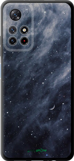 TPU чехол Голубые облака, Голубая луна для Xiaomi Redmi Note 11S 5G - 6398b-2890 изображение 