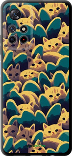 TPU чехол С изображением кошек для Xiaomi Redmi Note 11 5G - 6429b-3849 изображение 