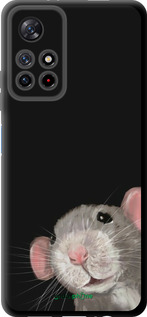 TPU чехол The Peeking Rat для Xiaomi Redmi Note 11T 5G - 6442b-3850 изображение 
