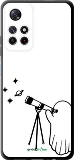 TPU чехол Привидение астроном для Xiaomi Redmi Note 11 5G - 6444b-3849 изображение 
