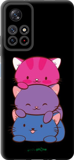 TPU чехол Милые кошки для Xiaomi Redmi Note 11S 5G - 6518b-2890 изображение 