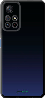 TPU чехол Градієнт у темно-синьому стилі для Xiaomi Redmi Note 11T 5G - 6542b-3850 изображение 