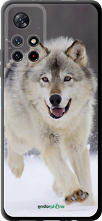 TPU чехол Вовк, що біжить для Xiaomi Redmi Note 11S 5G - 826b-2890 изображение 