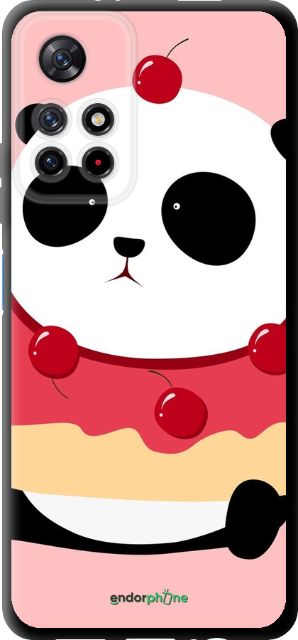 TPU чехол Панда с пончиком для Xiaomi Redmi Note 11S 5G - 3991b-2890 изображение 