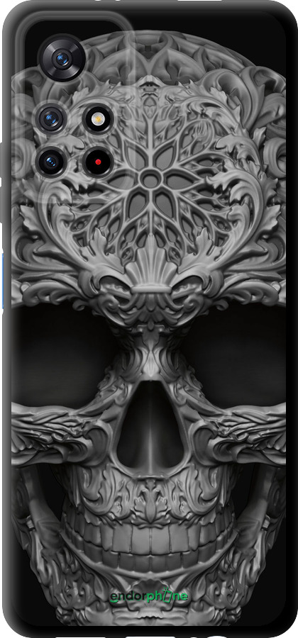 TPU чехол skull-ornament для Xiaomi Redmi Note 11 5G - 4101b-3849 изображение 