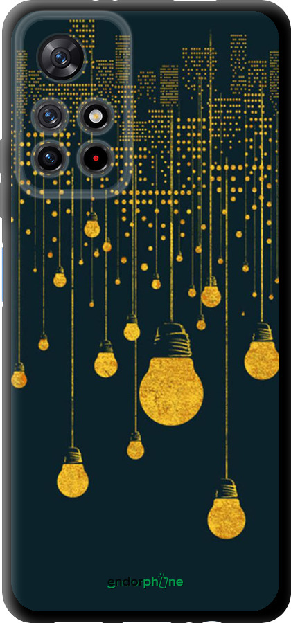 TPU чехол Ілюстрація нічного міста для Xiaomi Redmi Note 11T 5G - 4162b-3850 изображение 