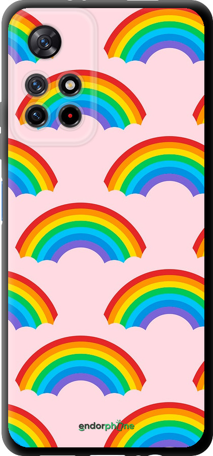 TPU чехол Rainbows для Xiaomi Redmi Note 11T 5G - 4478b-3850 изображение 
