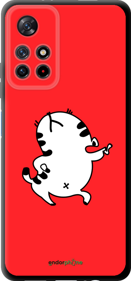TPU чехол Котик для Xiaomi Redmi Note 11S 5G - 4577b-2890 изображение 