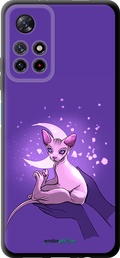 TPU чехол Кот2 для Xiaomi Redmi Note 11S 5G - 4676b-2890 изображение 