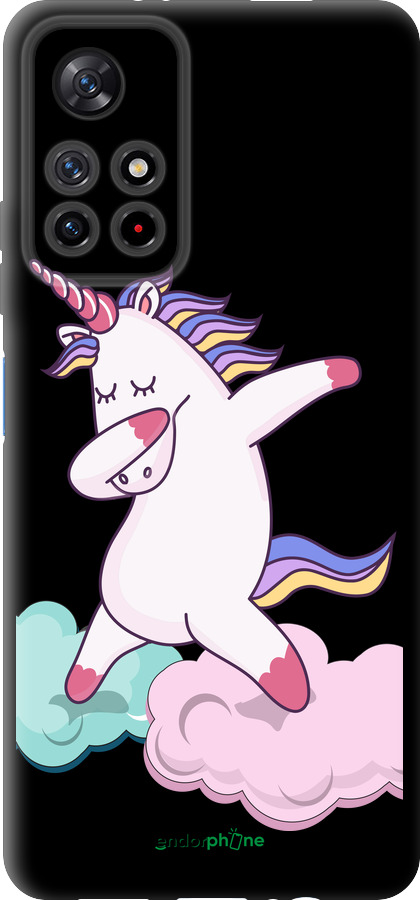 TPU чехол Единорог для Xiaomi Redmi Note 11S 5G - 4702b-2890 изображение 