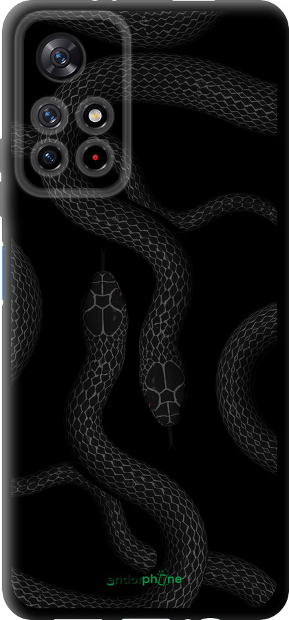 TPU чехол Змеи для Xiaomi Redmi Note 11S 5G - 5473b-2890 изображение 