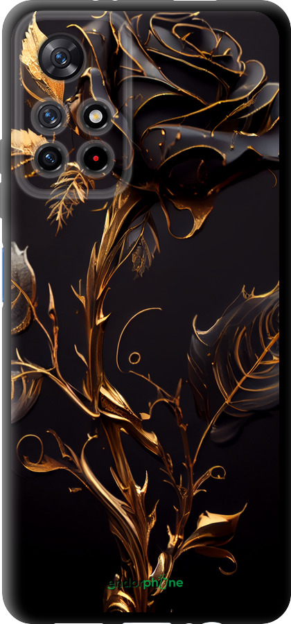 TPU чехол Троянда 3 для Xiaomi Redmi Note 11 5G - 5552b-3849 изображение 