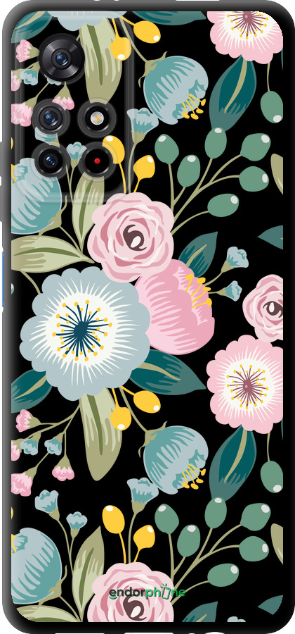 TPU чехол Цветочные обои v2 для Xiaomi Redmi Note 11S 5G - 5602b-2890 изображение 