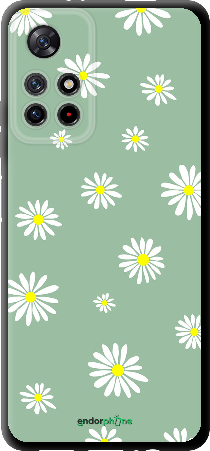 TPU чехол Ромашки v4 для Xiaomi Redmi Note 11 5G - 5603b-3849 изображение 