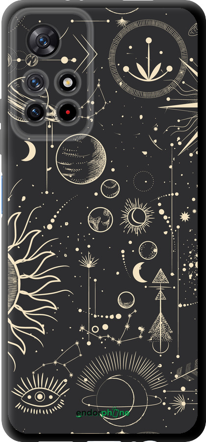 TPU чехол Фаза місяця для Xiaomi Redmi Note 11S 5G - 5605b-2890 изображение 