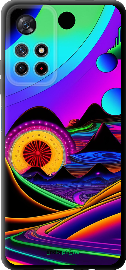 TPU чехол Абстракция v3 для Xiaomi Redmi Note 11 5G - 5620b-3849 изображение 